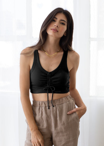 Glee + Co Crisscross Tank in S view 5 - Criss Cross Tank (top)