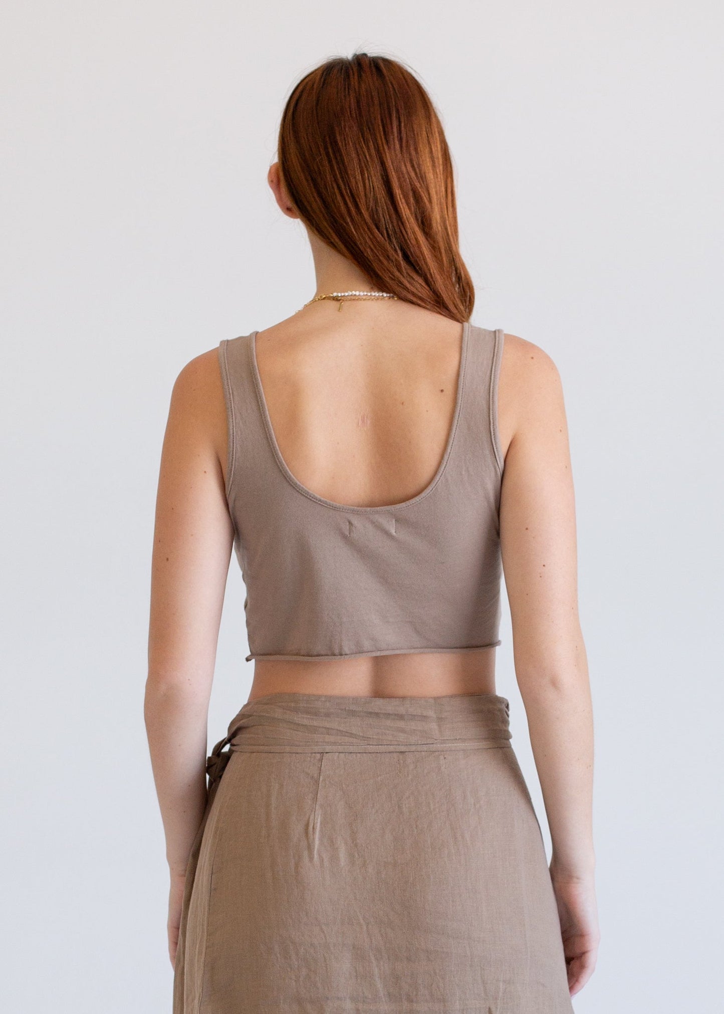 Glee + Co Cutoff Crop Tank in S view 8 - Crop Cut Off Tank Men (top)