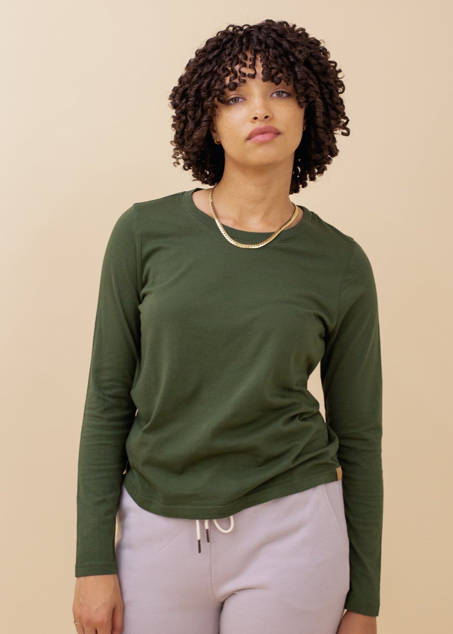 Glee + Co Easy Long Sleeve in XS view 3 - Easy Long Sleeve Top Pattern (piece)