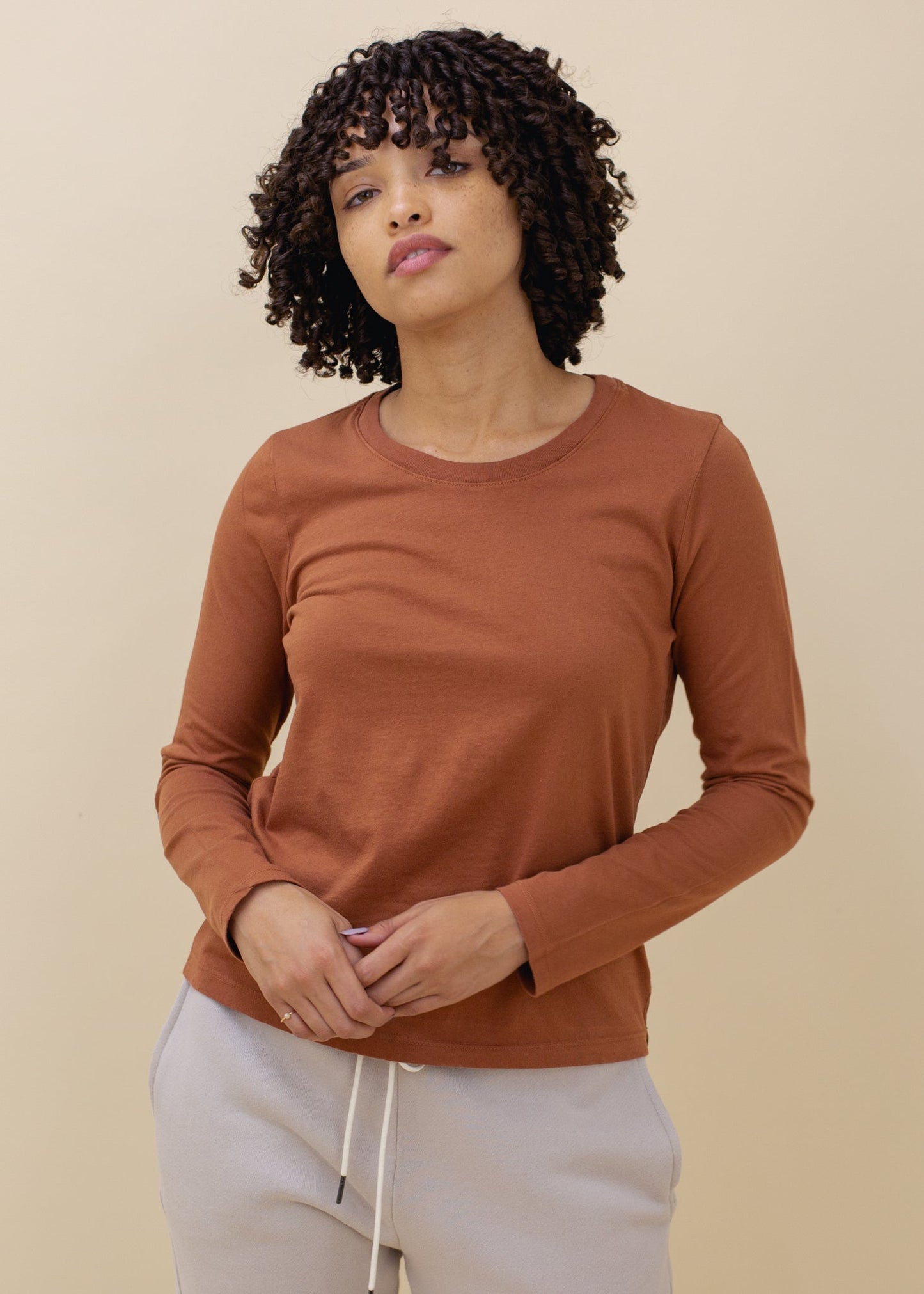 Glee + Co Easy Long Sleeve in XS view 6 - Easy Long Sleeve Top Pattern (piece)