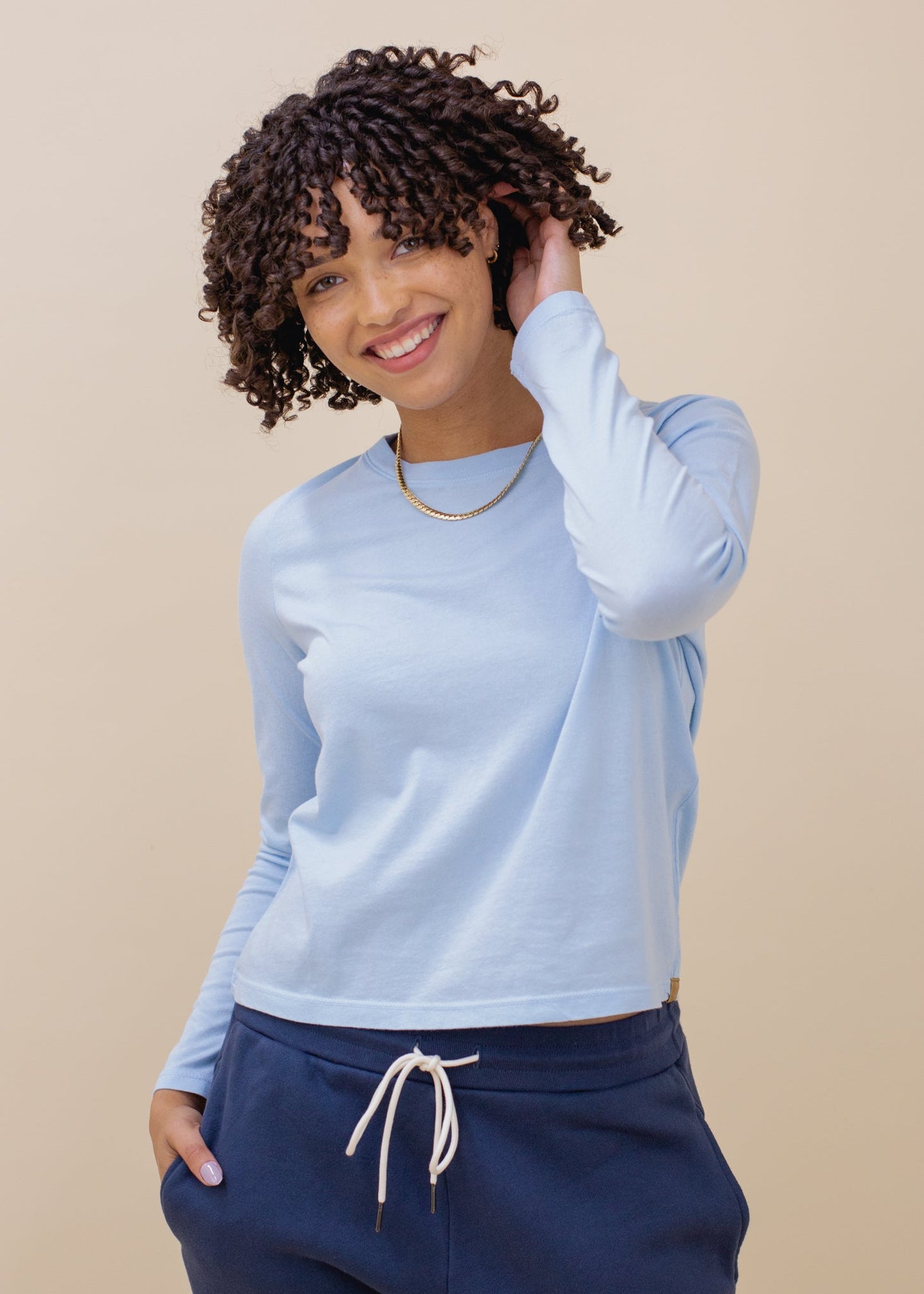 Glee + Co Easy Long Sleeve in XS view 7 - Easy Long Sleeve Top Pattern (piece)