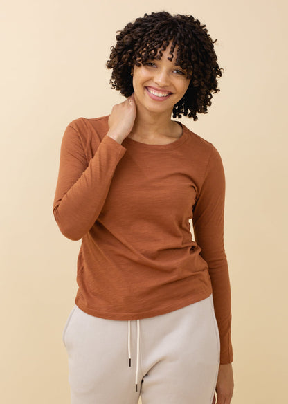 Glee + Co Easy Slub Long Sleeve in XS view 6 (piece)