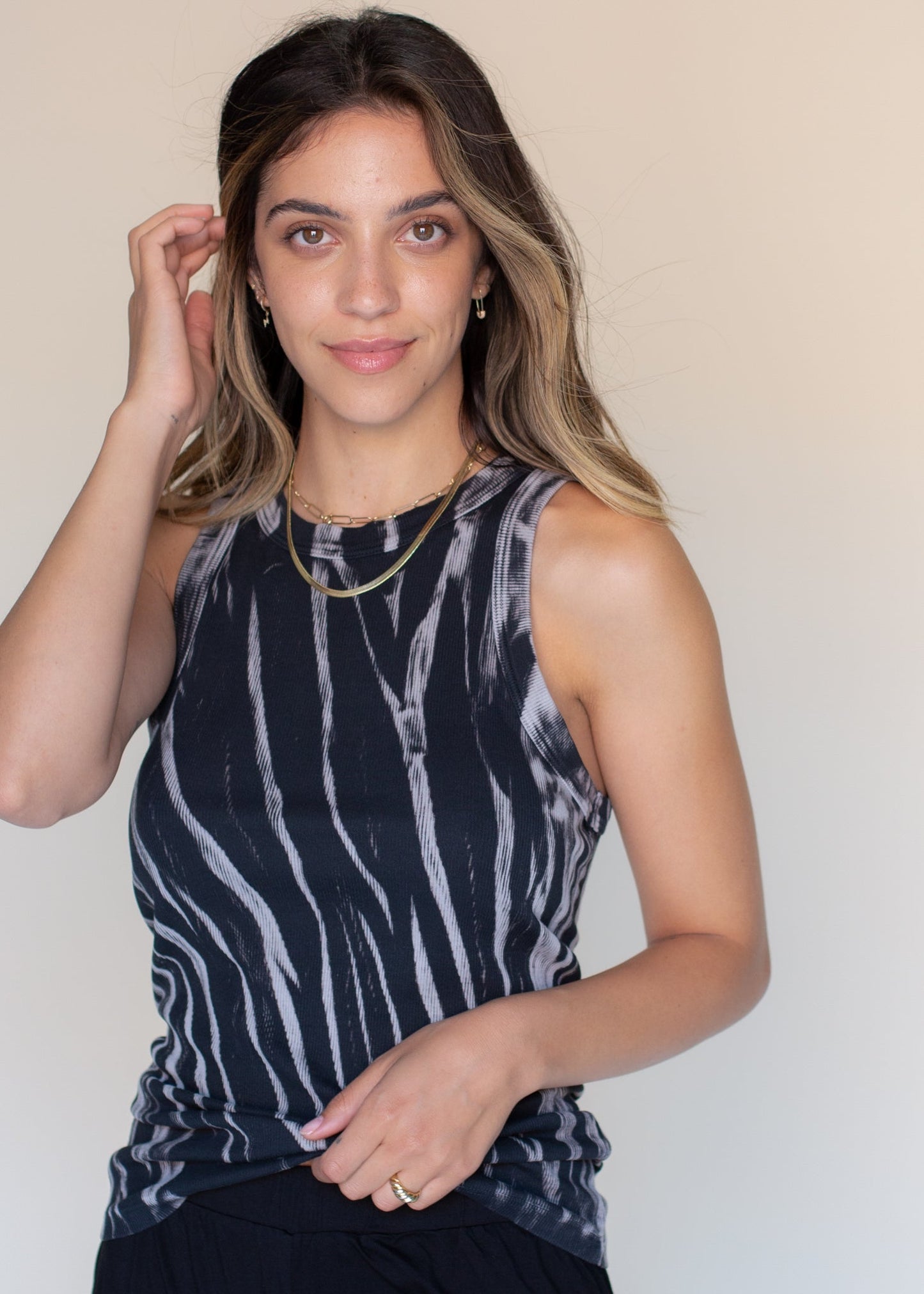 Glee + Co High Neck Rib Tank in XS - High Neck Ribbed Tank (top)