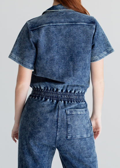 Glee + Co Indigo Jumpsuit in M view 6 - Indigo Jumpsuit Women (one-piece)