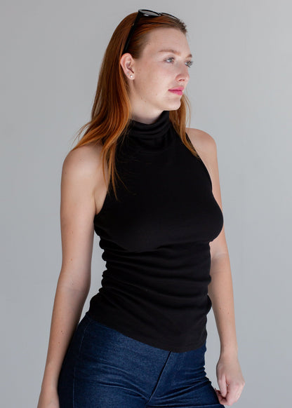 Glee + Co Racerback Mock Neck Tank in M view 6 - Mock Neck Racerback Tank (top)