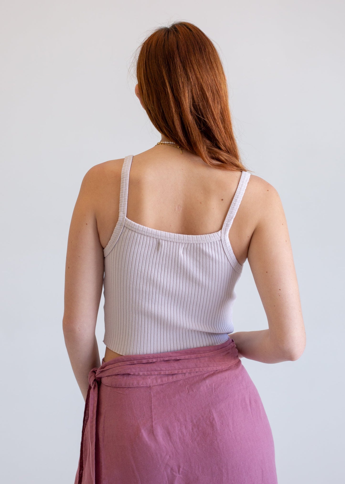 Glee + Co Ribbed Crop Cami Top in S view 7