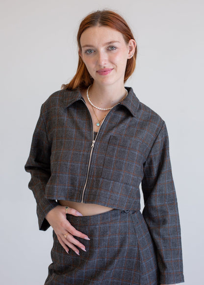 Glee + Co Wool Crop Jacket in XS - Wool Crop Jacket For Women (layer)