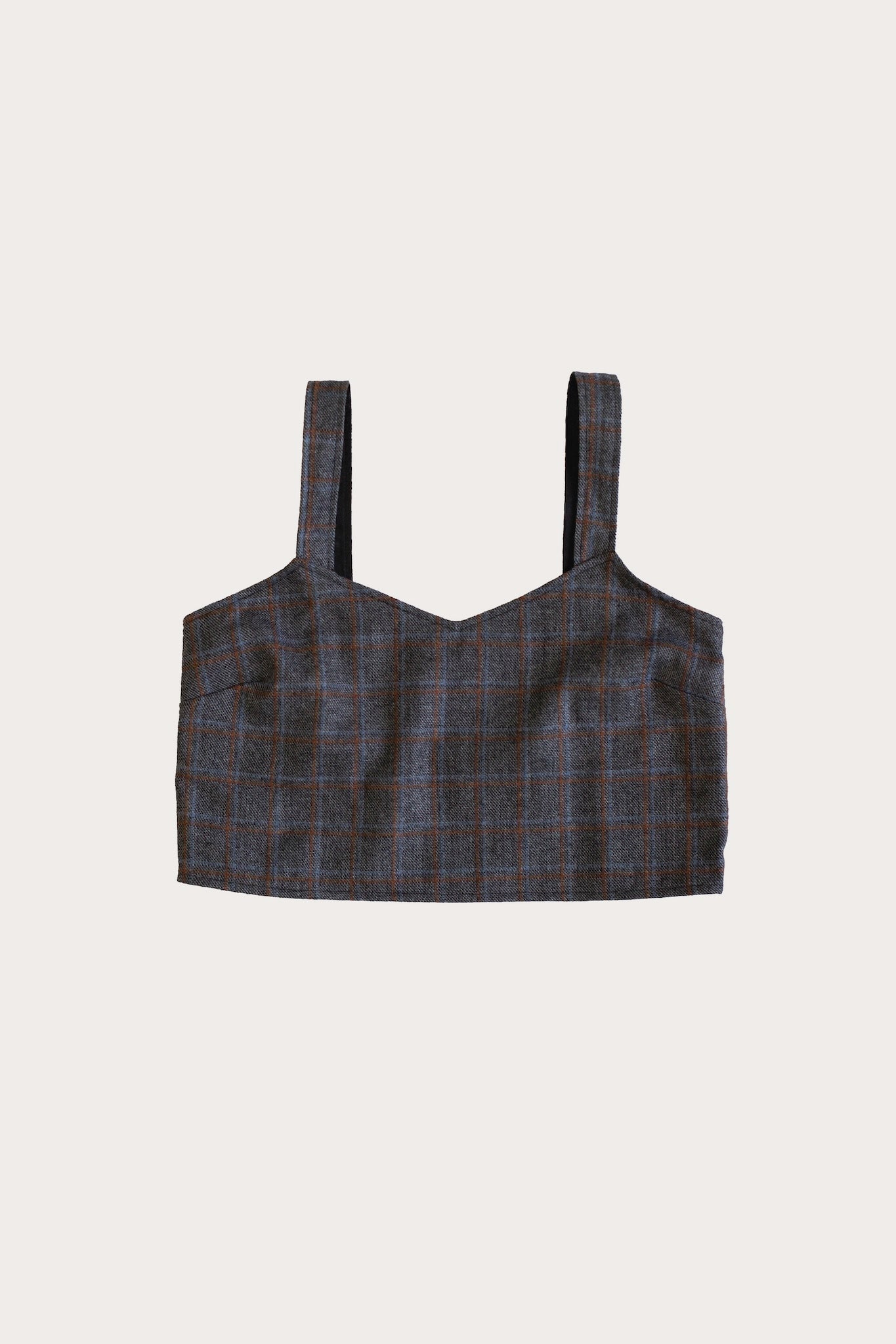 Glee + Co Wool Strap Tank in M view 3 - Wool Spaghetti Strap Tank Top