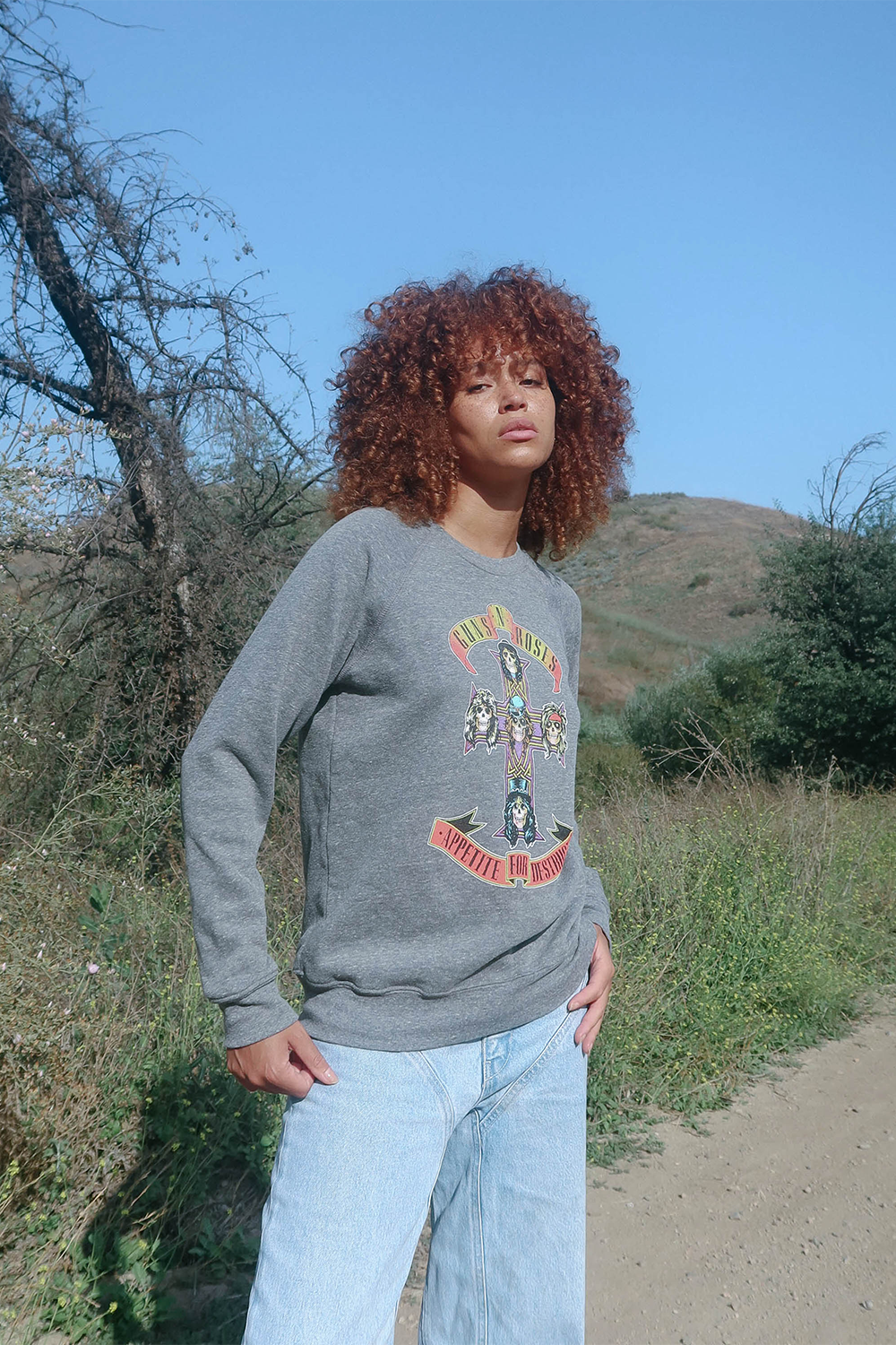 guns roses appetite Guns N Roses Appetite for Destruction Fleece Sweatshirt view 4 (top) - shop at us.meeeshop