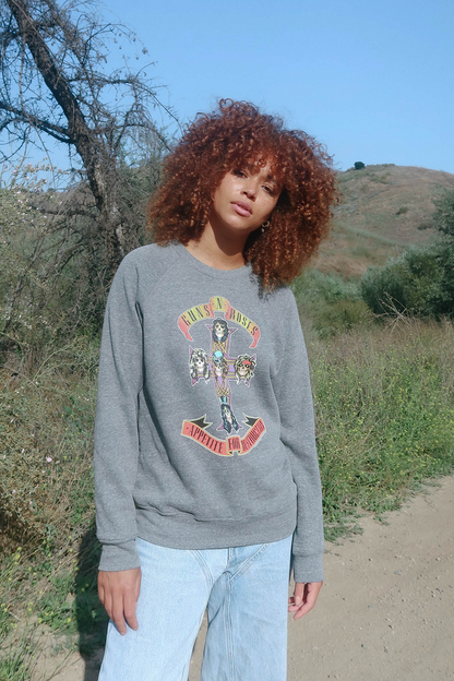guns roses appetite Guns N Roses Appetite for Destruction Fleece Sweatshirt XS (top) - shop at us.meeeshop
