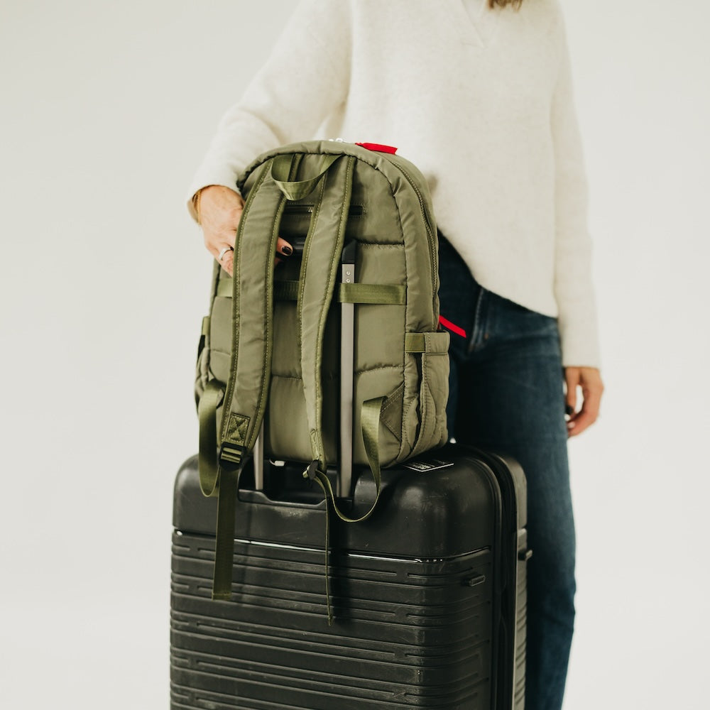 Go-to Organized Puffer Nylon Backpack view 10 (bag)