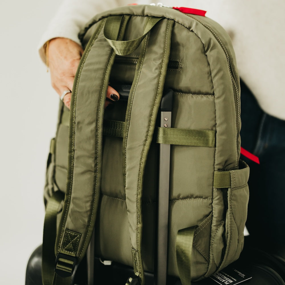 Go-to Organized Puffer Nylon Backpack view 11 (bag)