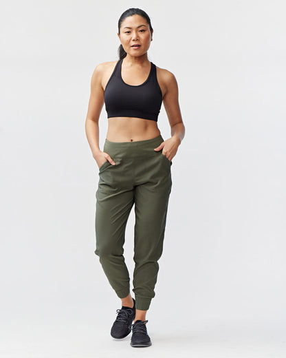 Goal Five Excel Jogger 7/8 Length 28" Pant in Black - Length Pant (bottom)