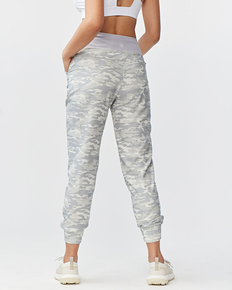 Goal Five Excel Jogger 7/8 Length 28" Pant in Black view 4 - Length Pant (bottom)