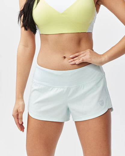 Goal Five Fast & Free Women's Workout Shorts in Ash Camo view 23 - Casual Office Outfit - Goal Five Shorts Reviews