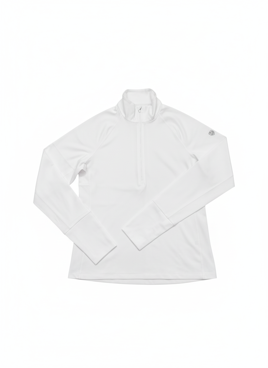 Goal Five Foudy Mid-weight Long Sleeve ½ Zip Top in Carbon view 5 - Goal 5 Top