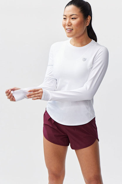 Goal Five Foudy Women's Longsleeve Workout Top in Black view 15 - Casual Office Outfit - Goal 5 Top