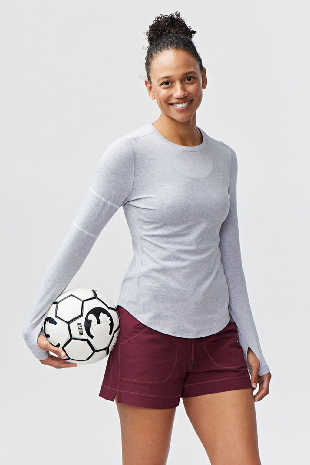 Goal Five Foudy Women's Longsleeve Workout Top view 16 - Casual Office Outfit - Goal 5 Top