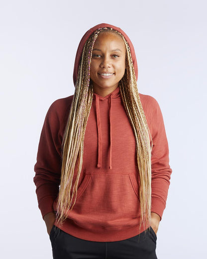 Goal Five Freasy Women's Relaxed Fit Hoodie Top in Dark Teal view 3 - Goal Five Shirt
