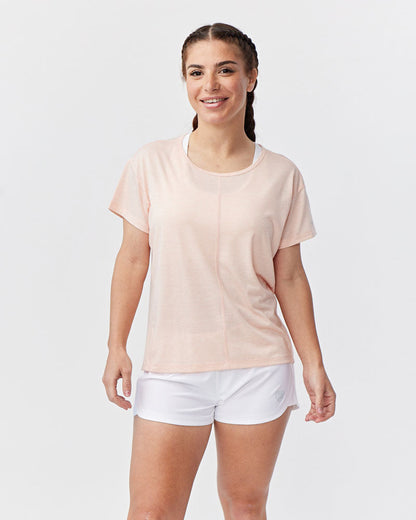Goal Five G5 Everyday Women's Performance Workout Top in White view 4 - Casual Office Outfit - Goal 5 Top