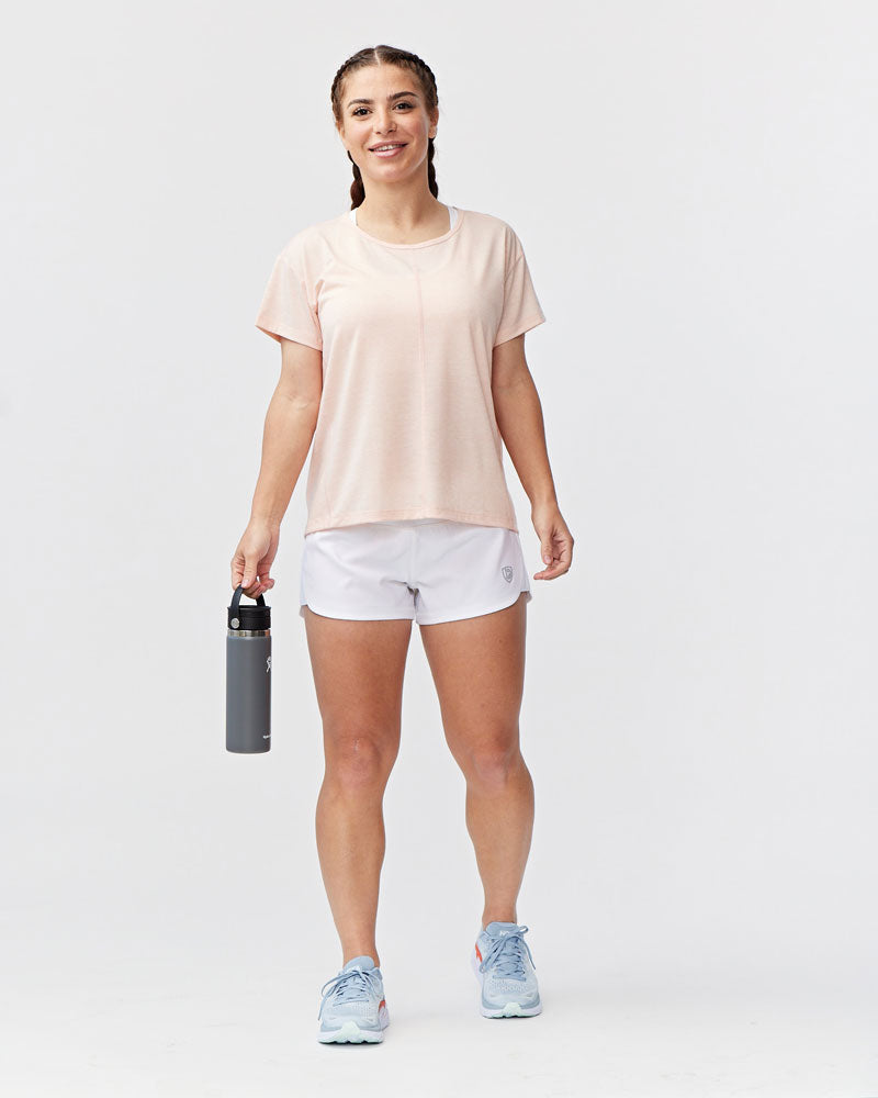 Goal Five G5 Everyday Women's Performance Workout Top in Nectar view 7 - Casual Office Outfit - Goal 5 Top