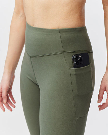 Goal Five Go Again Women's Cropped Leggings Length 21" in Coastal view 10 - 21 Goal (bottom)