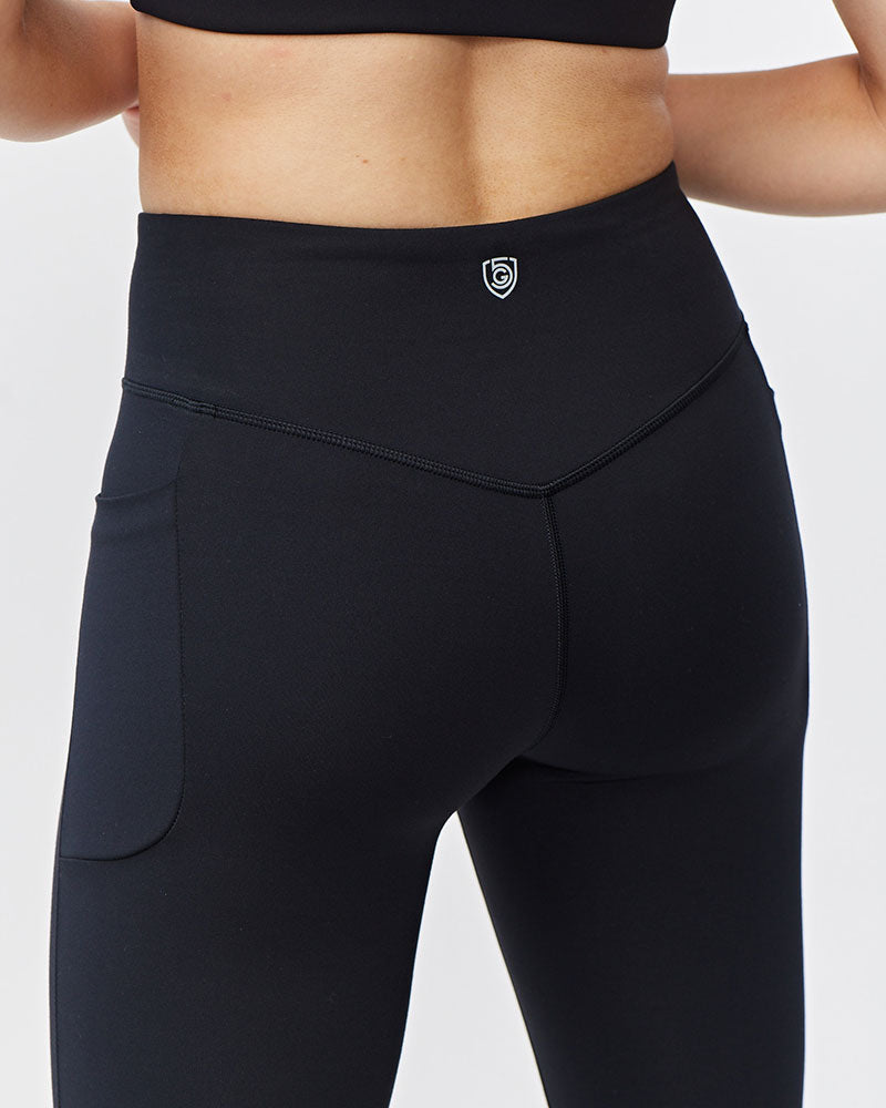 Goal Five Go Again Women's Full Length Legging in Black view 11 (bottom)
