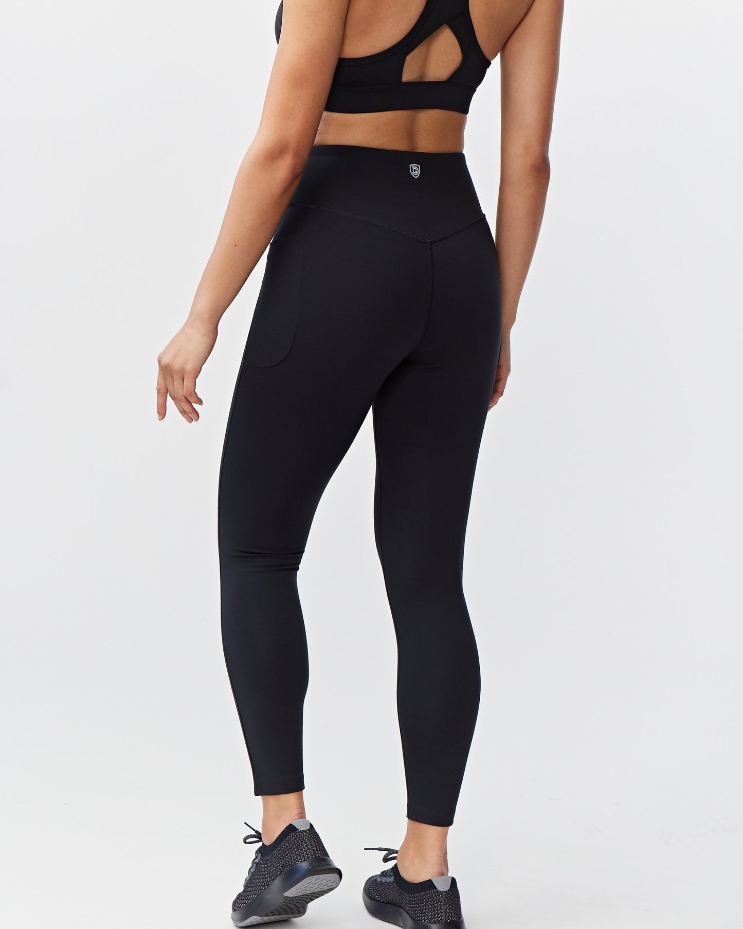 Goal Five Go Again Women's Full Length Legging in Black view 9 (bottom)
