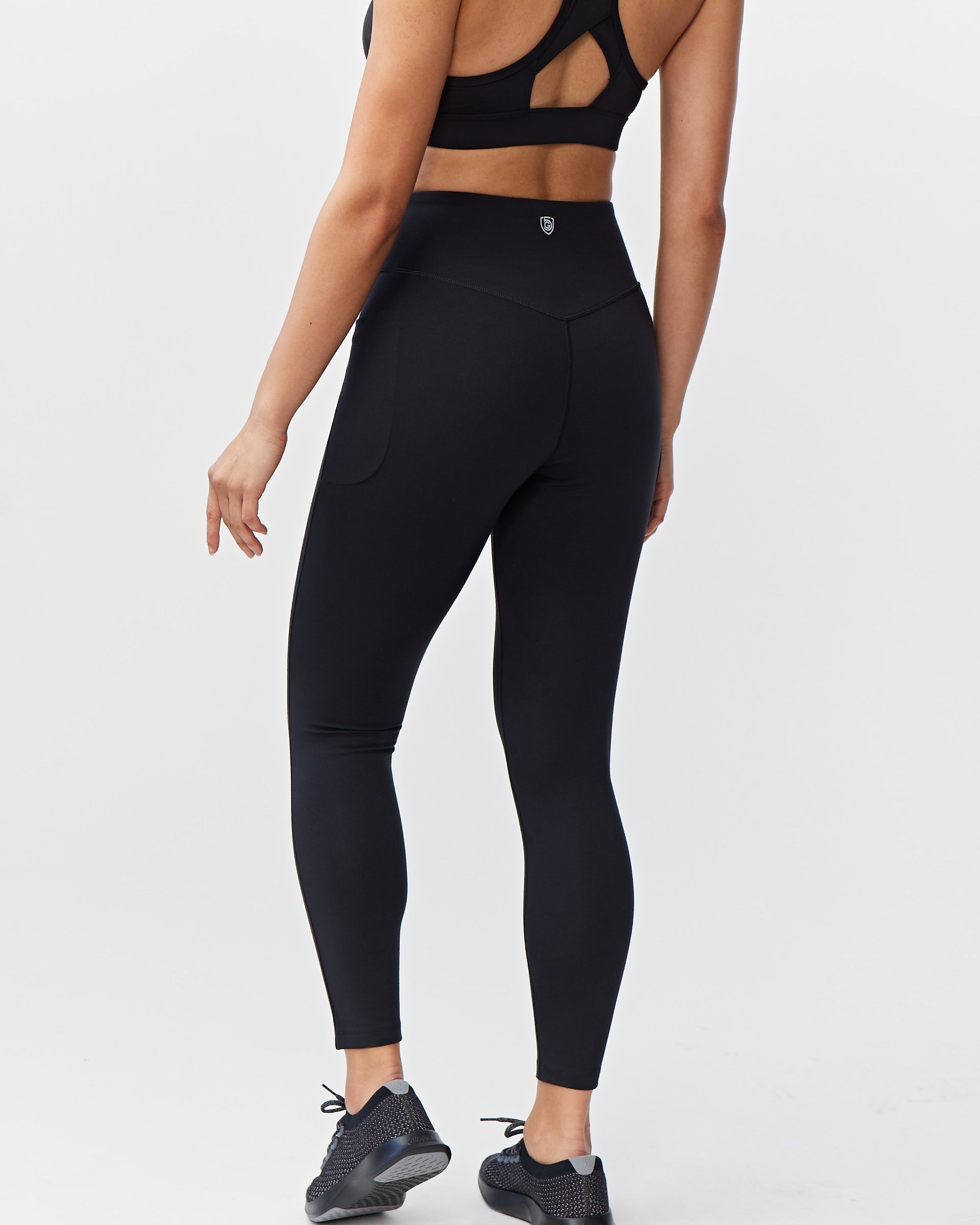 Goal Five Go Again Women's Full Length Legging in Black view 9 (bottom)