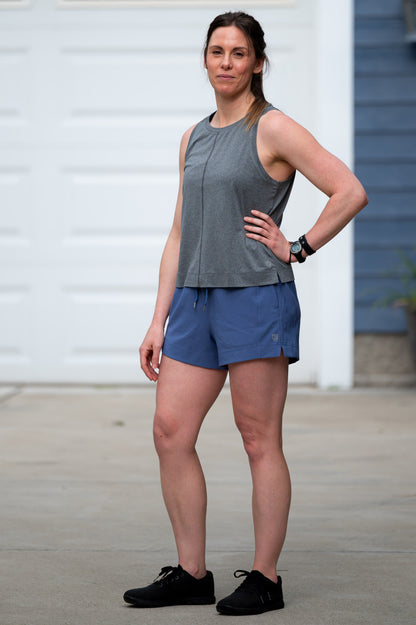 Goal Five Indie 2.0 Women's Sport Shorts in Dark Moss view 11 - Goal Five Shorts Reviews (bottom)