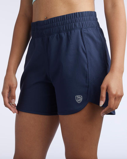 Goal Five Indie Women's Sport Shorts in Navy view 7 - Goal Five Shorts Reviews (bottom)