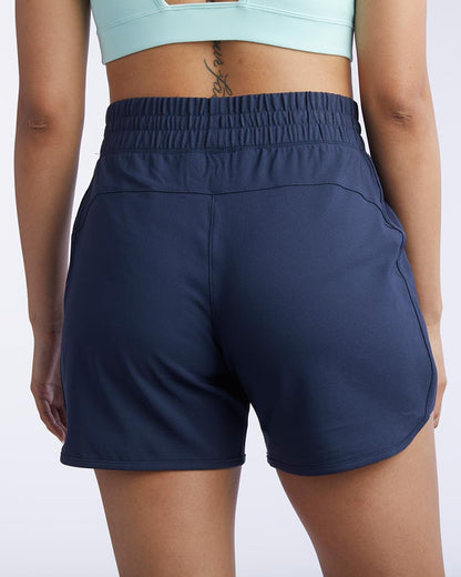 Goal Five Indie Women's Sport Shorts in Navy view 8 - Goal Five Shorts Reviews (bottom)