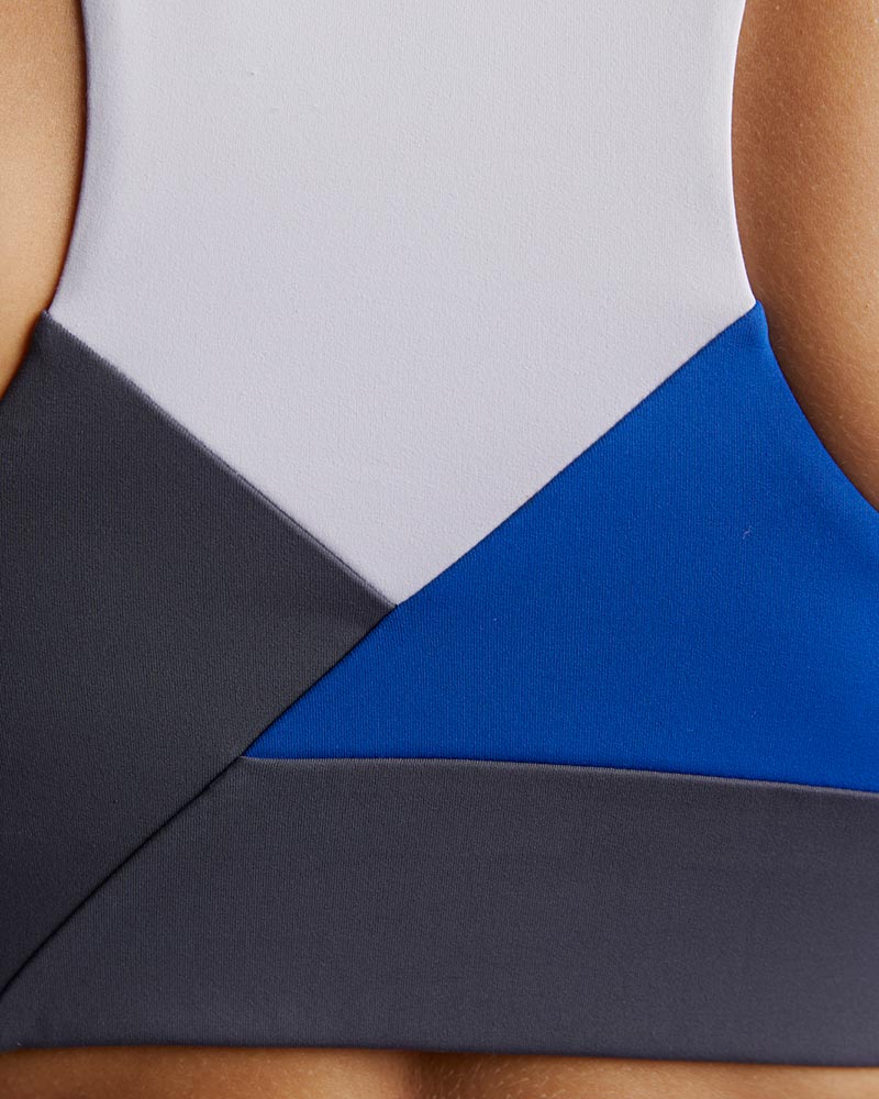 Goal Five Pionxr Bra Top in Azure Carbon Opal view 13 - Goal 5 Top