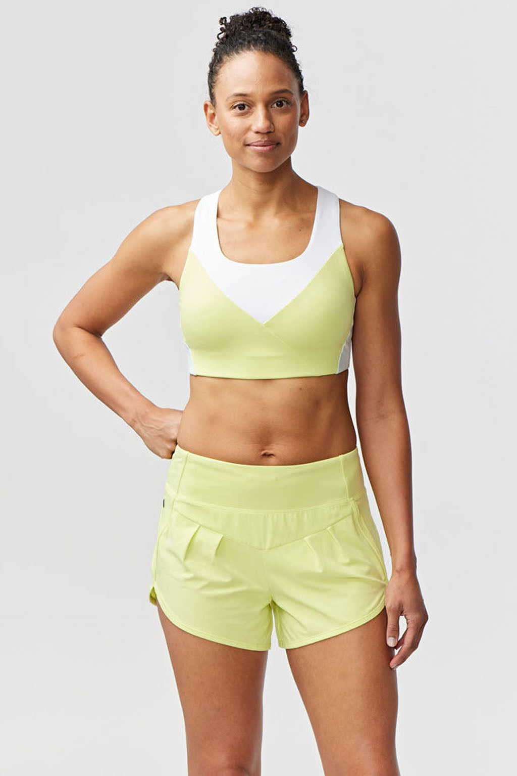 Goal Five Pionxr Bra Top in Hot Coral Merlot Black view 24 - Goal 5 Top
