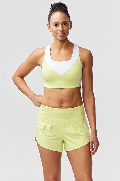 Goal Five Pionxr Bra Top in Hot Coral Merlot Black view 24 - Goal 5 Top