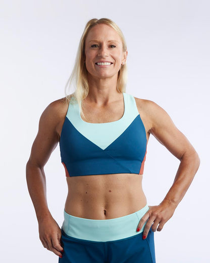 Goal Five Pionxr Bra Top in Rose Cinnabar Nectar view 5 - Goal 5 Top