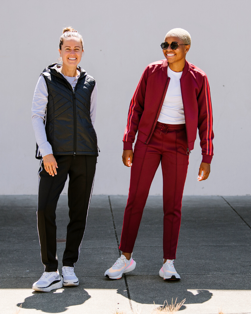 Goal Five Powerstripe Ls Track Jacket in Black view 2 - Powerstroke Jacket (layer)