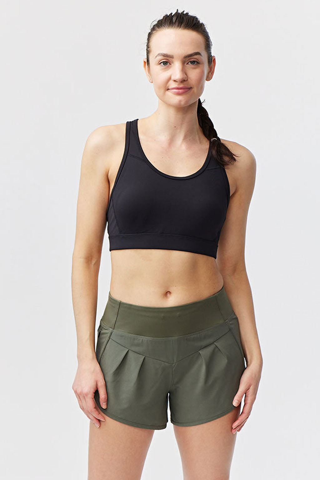 Goal Five Sheva Women's High Rise Running Shorts view 29 - High-Waisted - Goal Five Shorts Reviews (bottom)