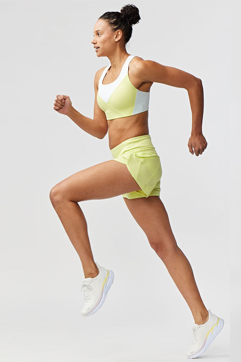Goal Five Sheva Women's High Rise Running Shorts view 30 - High-Waisted - Goal Five Shorts Reviews (bottom)