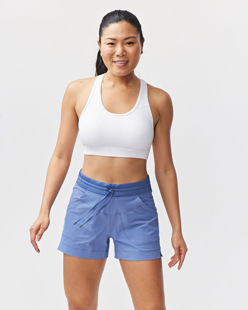 Goal Five Triple V Womens Athletic Shorts in Coastal view 5 - Goal Five Shorts Reviews (bottom)