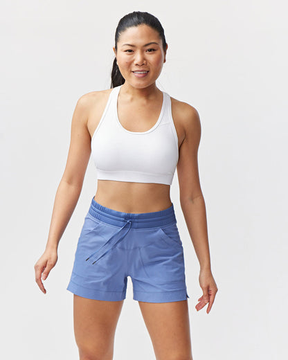 Goal Five Triple V Womens Athletic Shorts in Coastal view 5 - Goal Five Shorts Reviews (bottom)