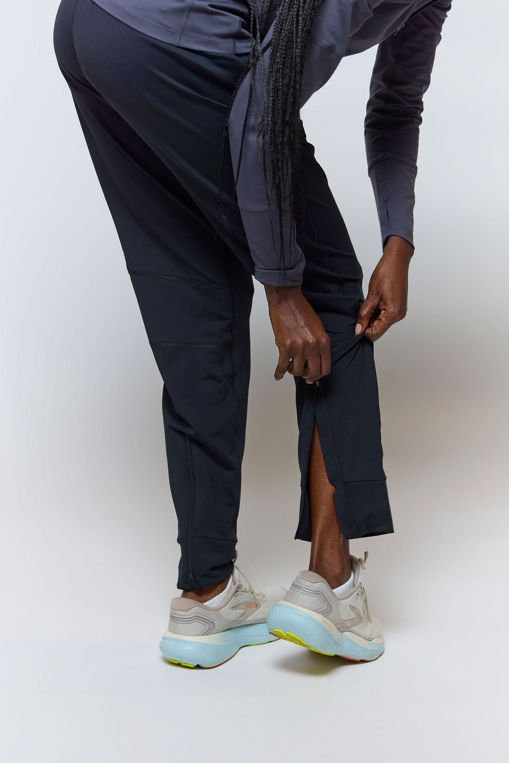 Goal Five Valia Women's Black Jogger Pants in Black view 2 (bottom)