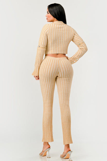 Golden Hour Knit Ensemble view 4 - Fall Wardrobe Essential - Golden Hour Percussion Ensemble (one-piece)