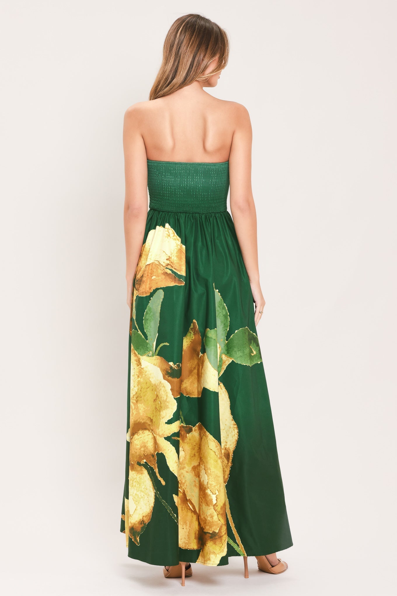Golden Rose Afterglow Woven Maxi Dress in RUST view 6 - Golden Rose Dress Love Through A Prism