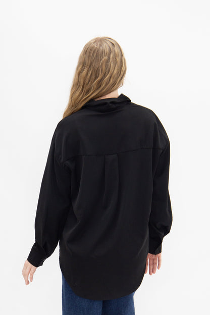 Grace+emma Kathryn Button-up, Black Top view 8 - Button Black