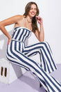 Graceful Appearance Twill Jumpsuit