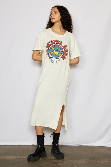 Grateful Dead Bear Maxi Dress in XS - Grateful Dead Dress Shirt