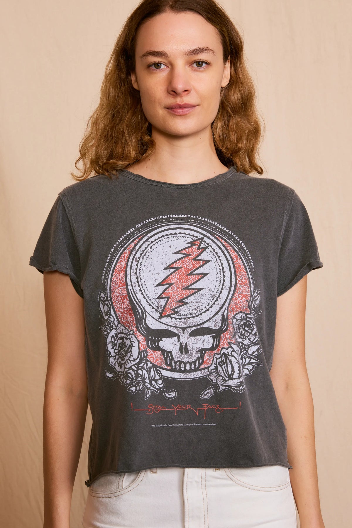 Grateful Dead Steal Your Face Top in L view 3 - Grateful Dead Top Hits