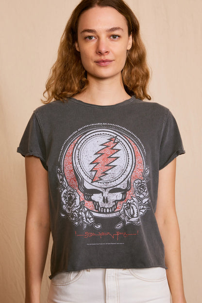 Grateful Dead Steal Your Face Top in L view 3 - Grateful Dead Top Hits