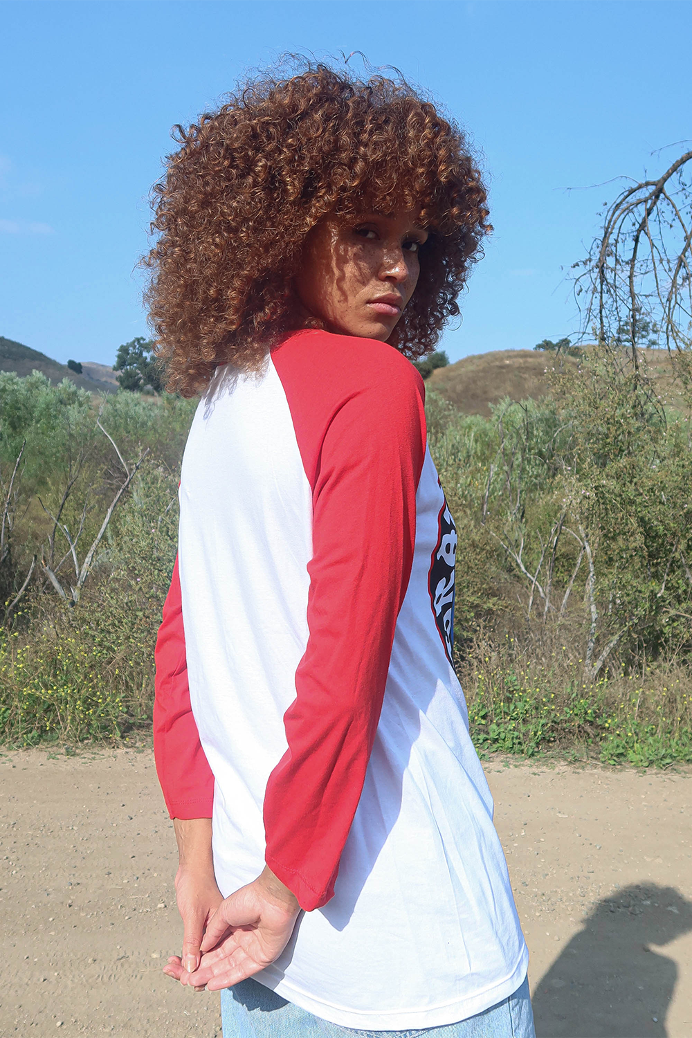 Grateful Dead Stealie Baseball Tee view 5 - Grateful Dead Tee Shirts (top)
